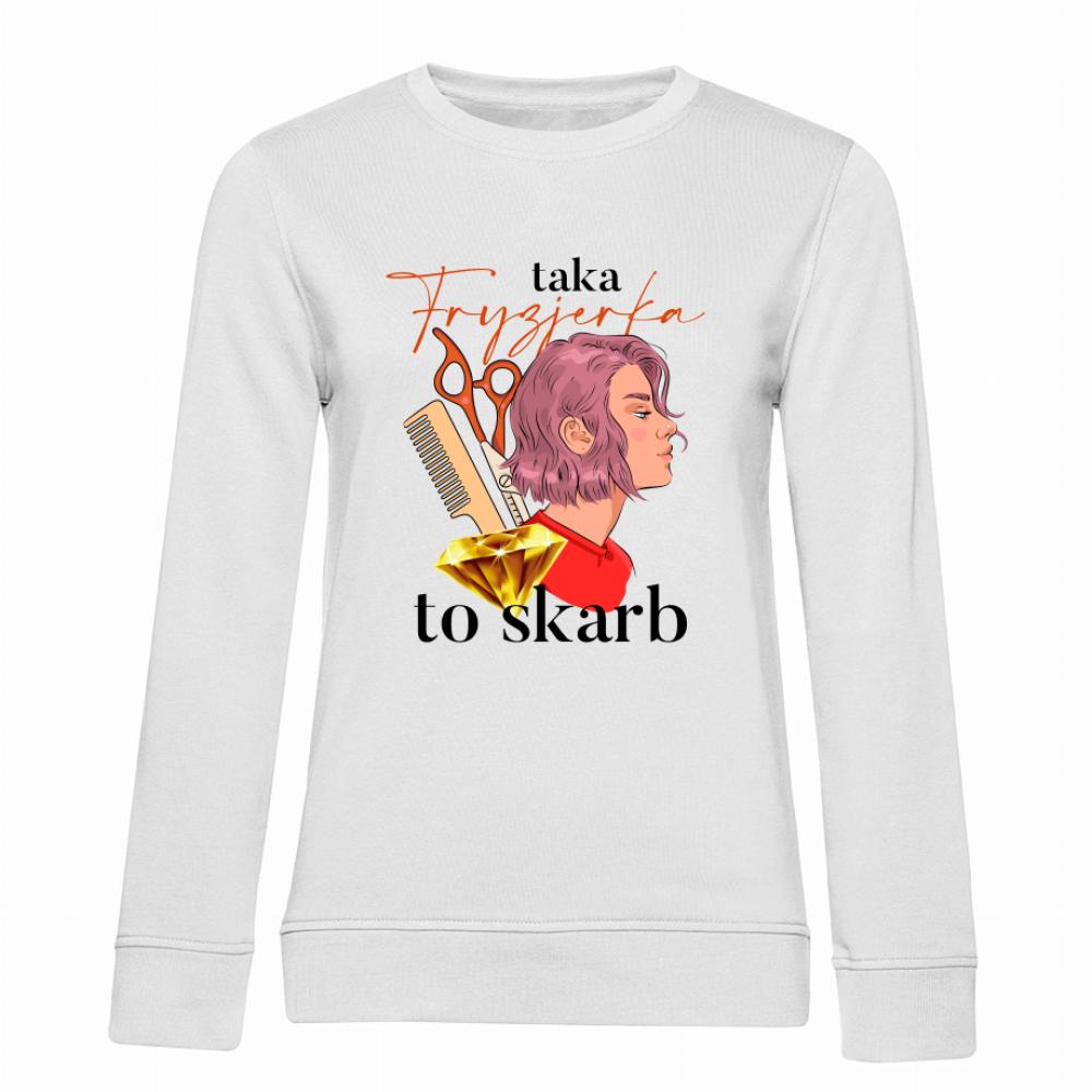 Taka Fryzjerka to skarb bluza damska bez kaptura