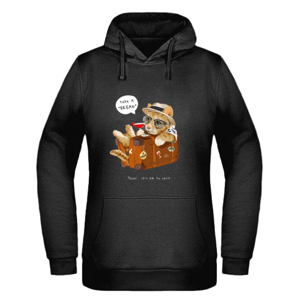 Take a Break bluza damska z kapturem