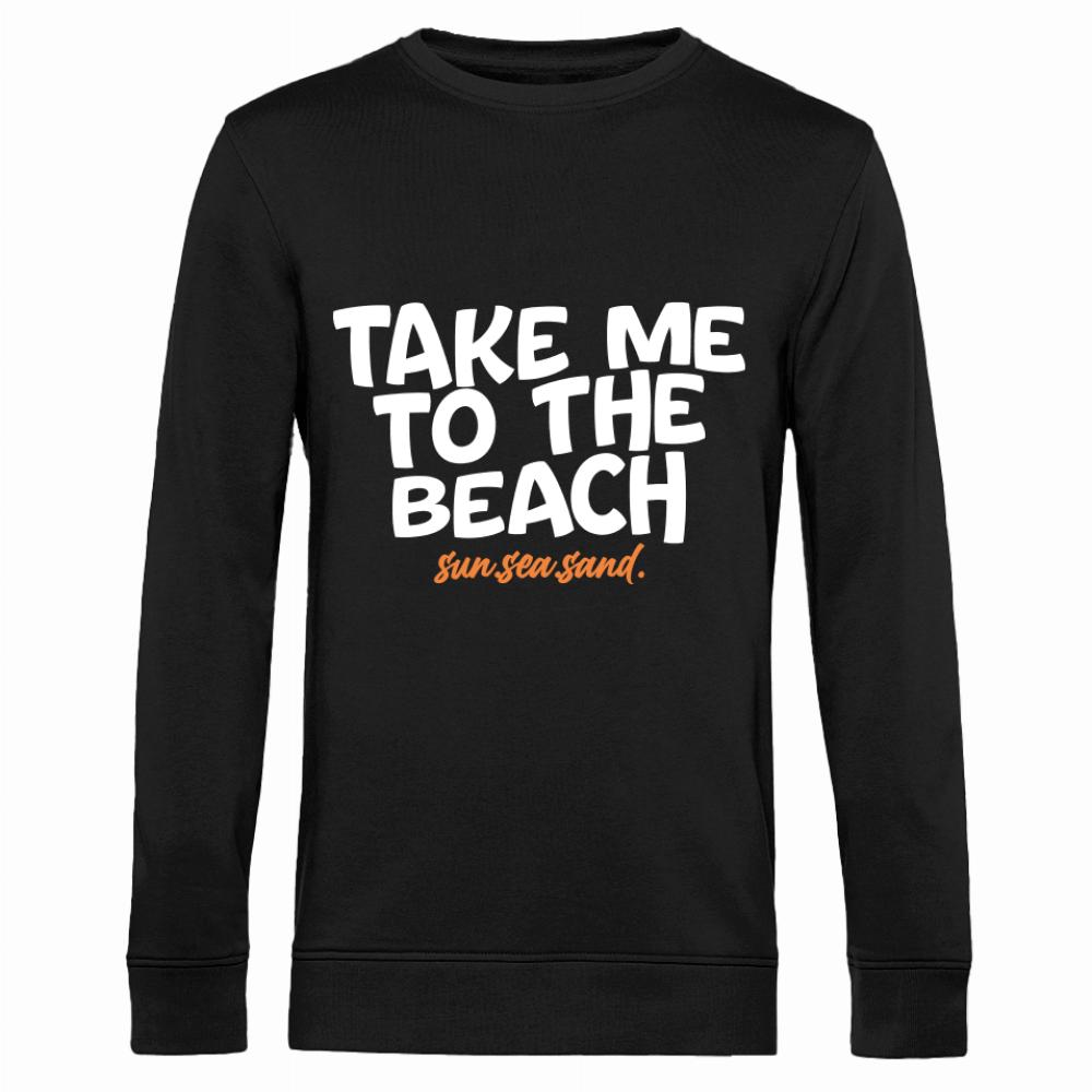 TAKE ME TO THE BEACH bluza męska bez kaptura