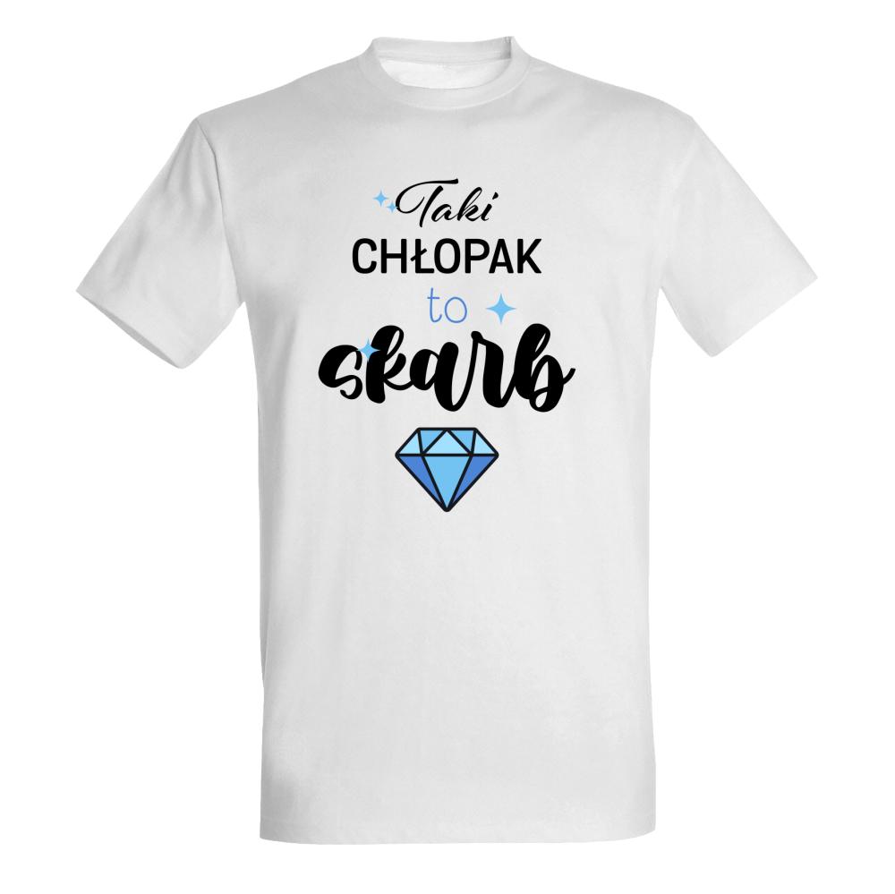 Taki chłopak to prawdziwy skarb! koszulka męska