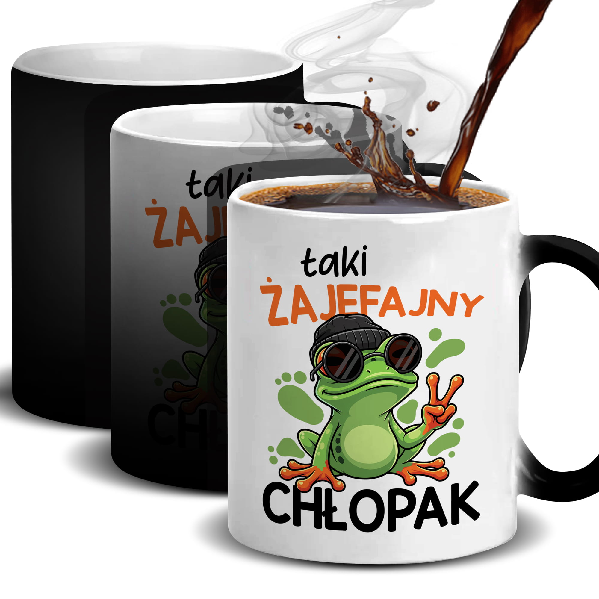 Taki żajefajny Chłopak kubek magiczny