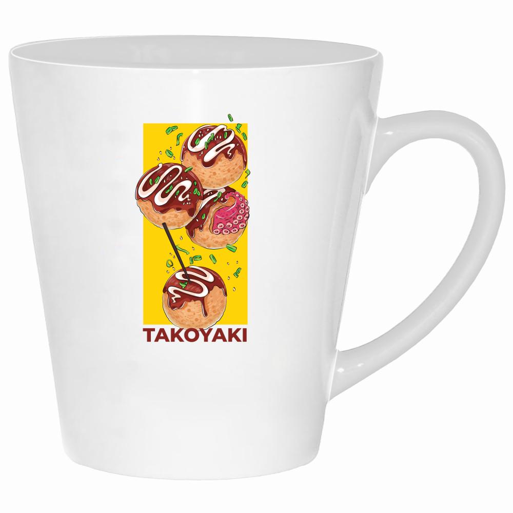 Takoyaki kubek latte