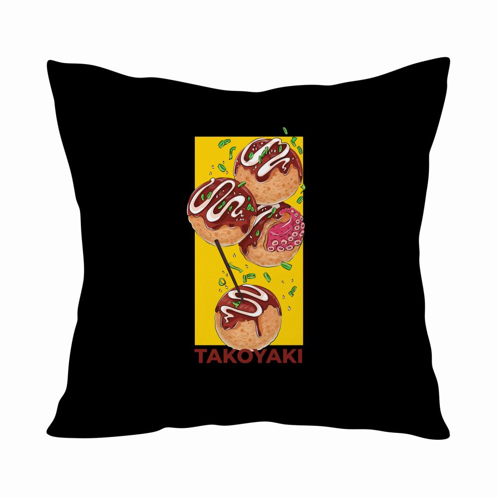Takoyaki poduszka kolor jasnofioletowy