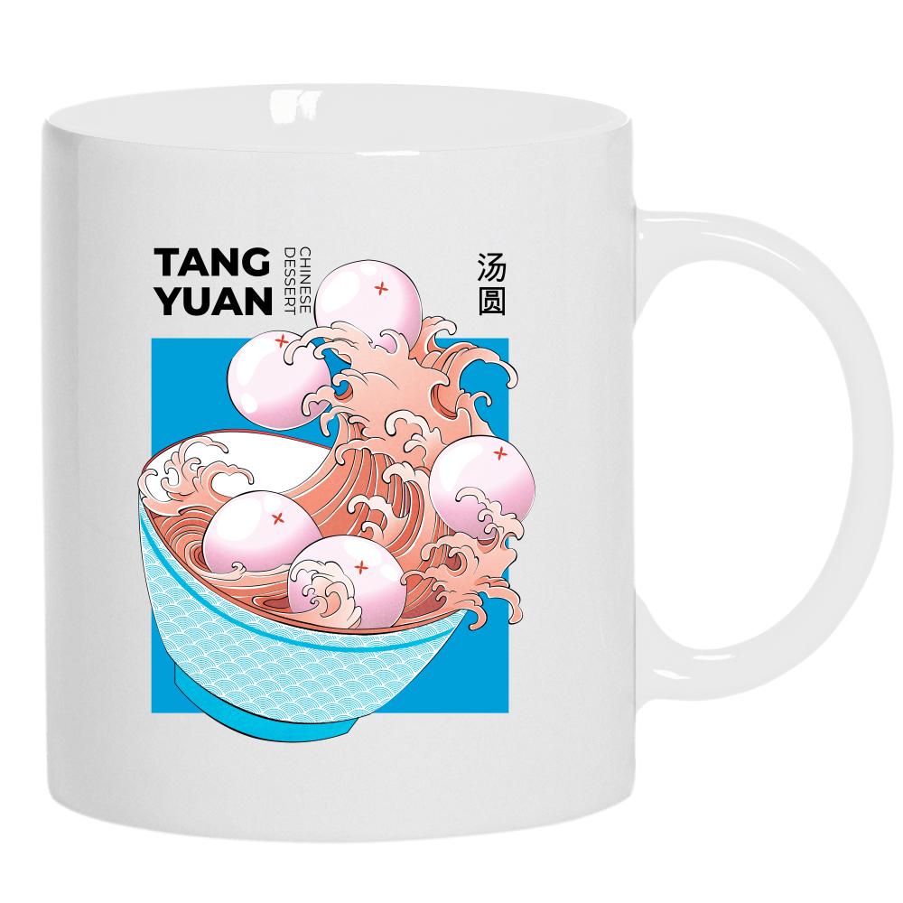 Tang Yuan 2 kubek ucho kolor kolor biały