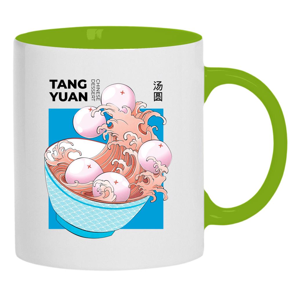 Tang Yuan 2 kubek ucho kolor kolor zielony