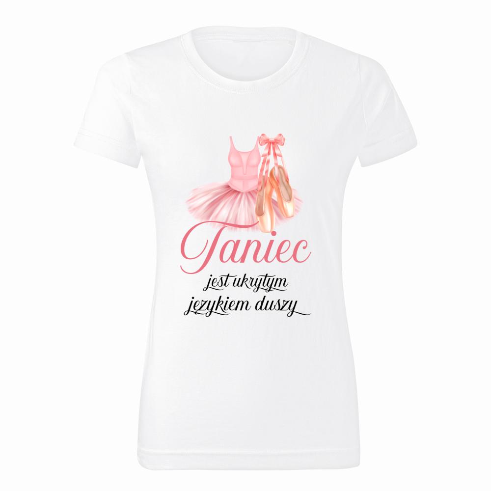 Taniec jest ukrytym językiem duszy koszulka damska