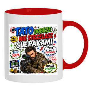 Tato, dobrze że nie strzelasz ślepakami