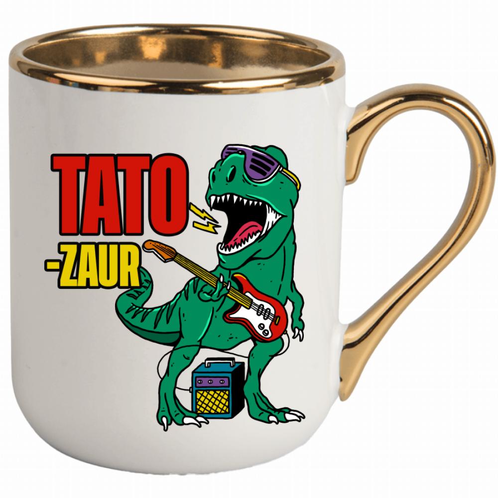 Tato-zaur kubek elegant biały