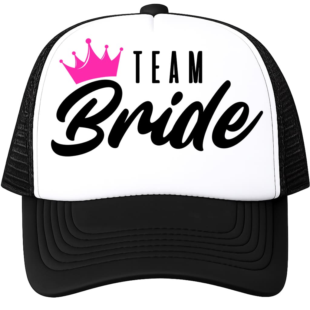 TEAM BRIDE 2 czapka z daszkiem kolor czarny