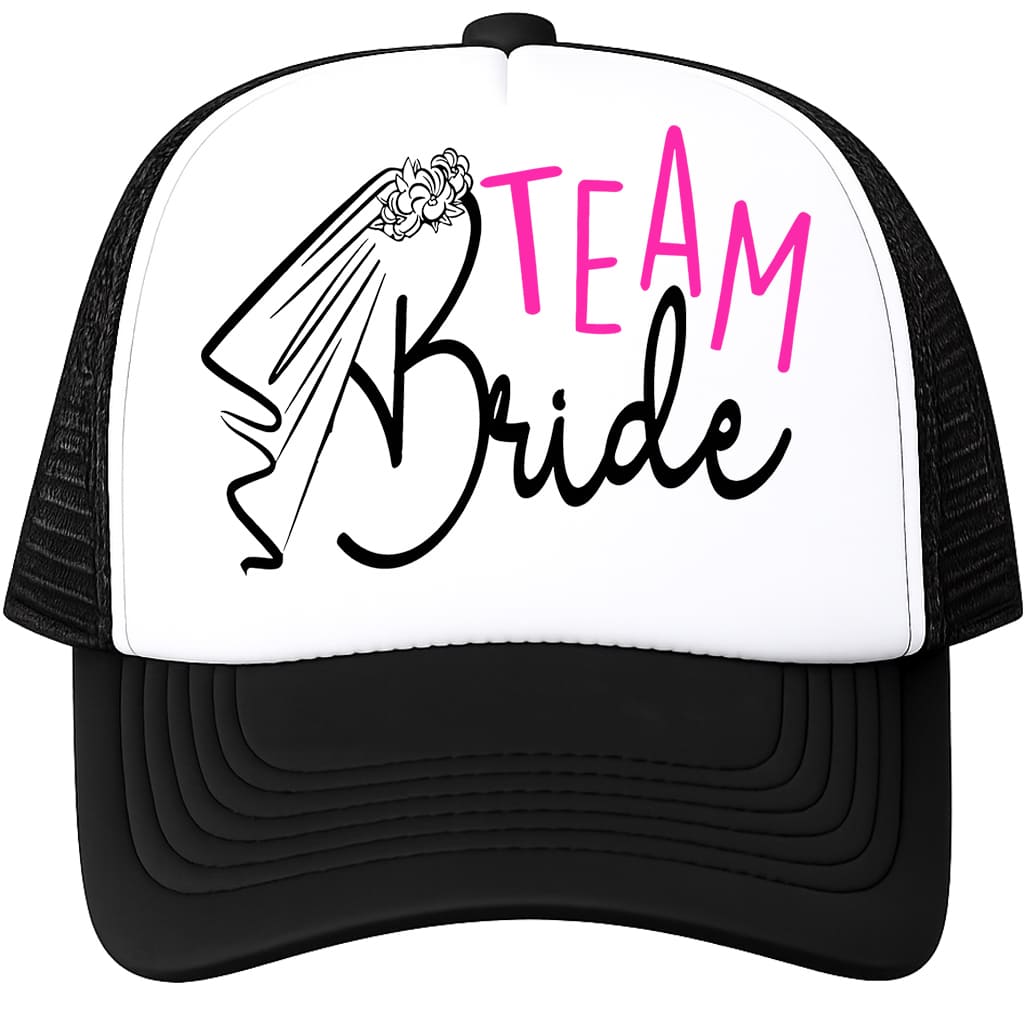 TEAM BRIDE 4 czapka z daszkiem kolor czarny