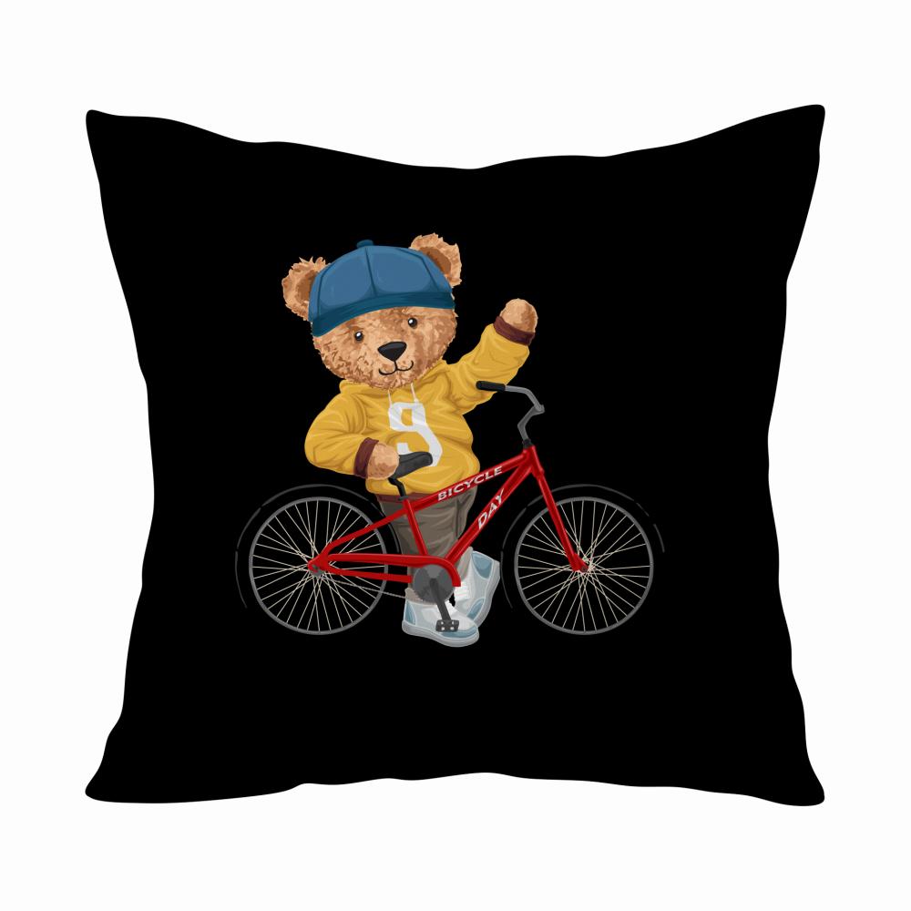 Teddy Bike poduszka