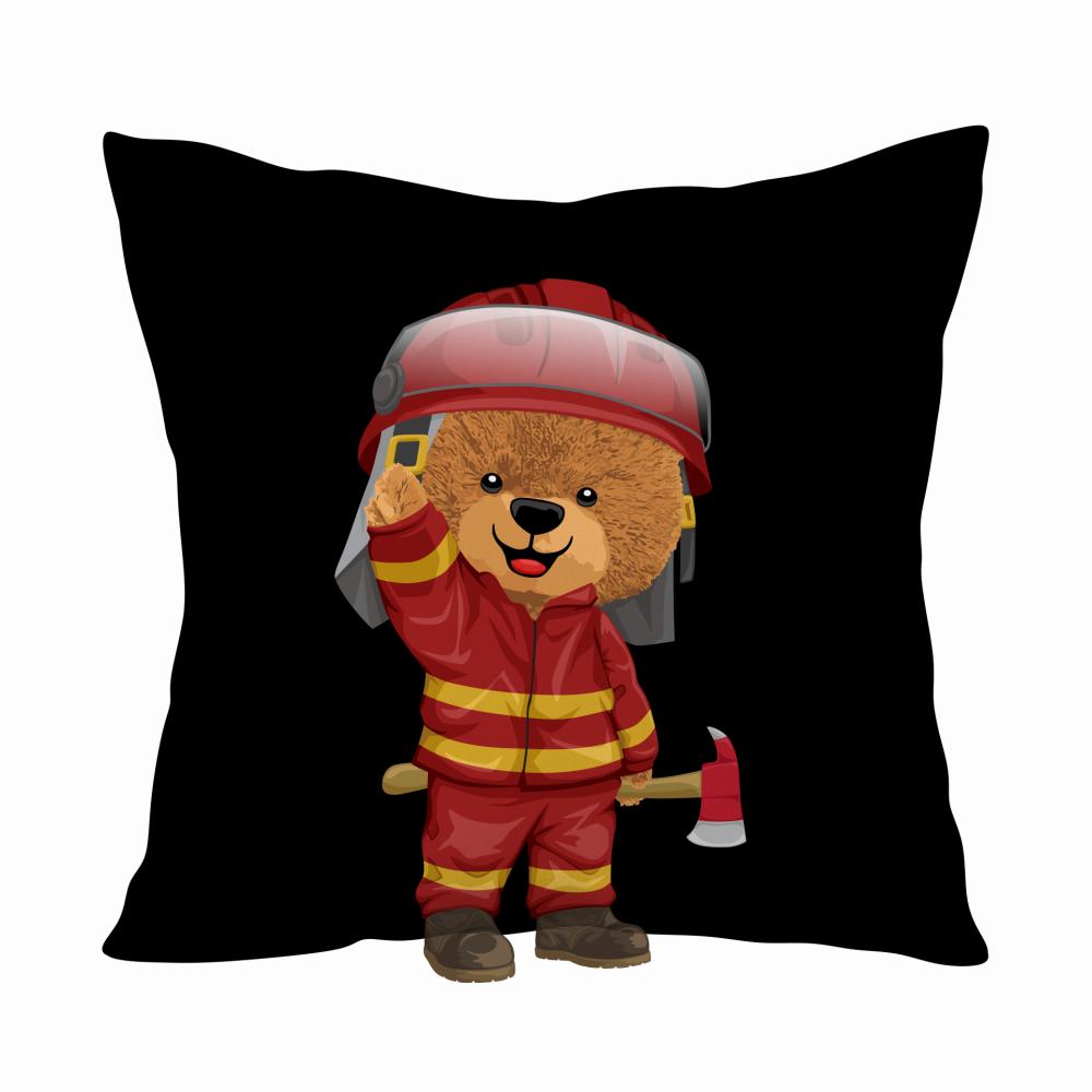 Teddy Firefighter poduszka