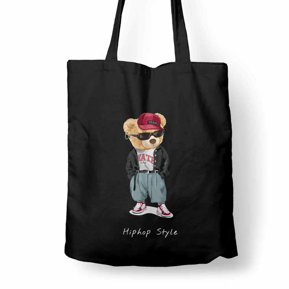 Teddy Hip Hop Style torba bawełniana