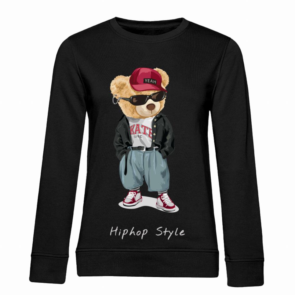 Teddy Hip Hop Style bluza damska bez kaptura