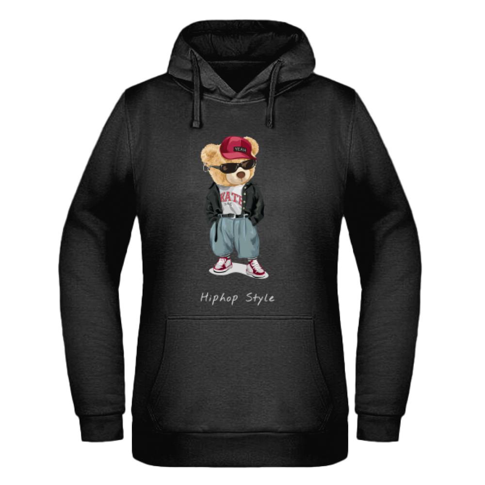 Teddy Hip Hop Style bluza damska z kapturem