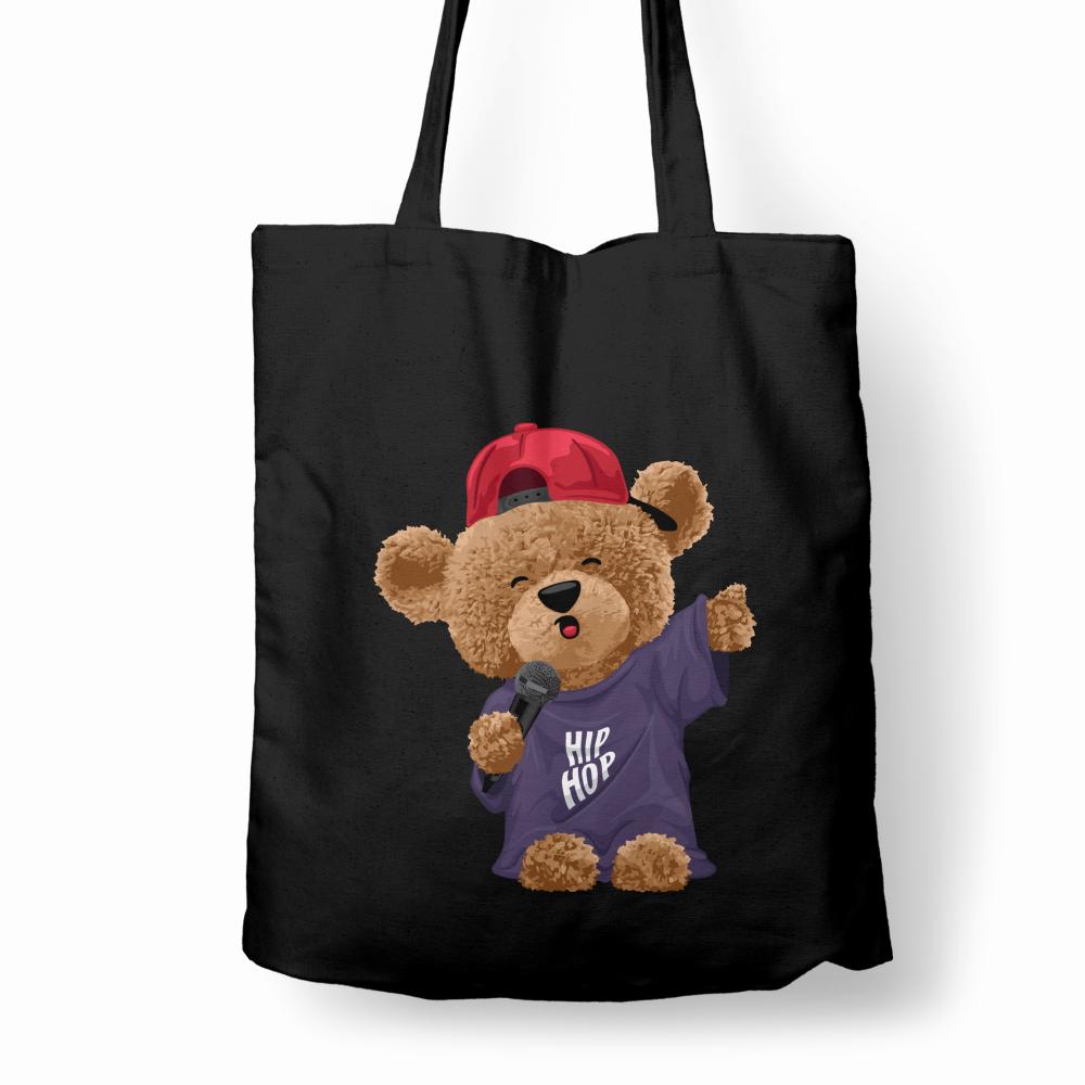Teddy Hip Hop torba bawełniana