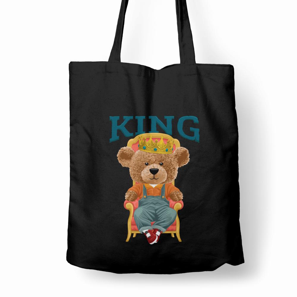 Teddy King torba bawełniana