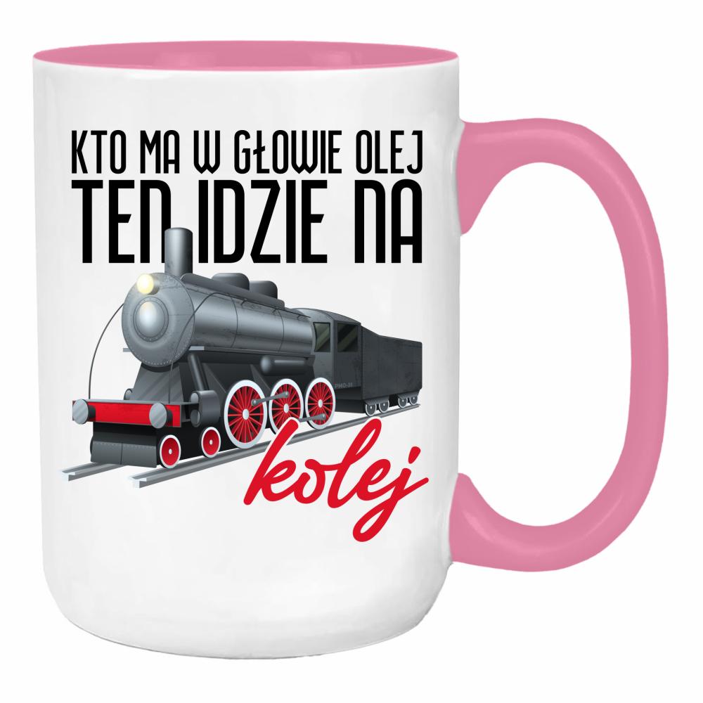 Ten dzień należy na kolej duży kubek ucho kolor kolor różowy