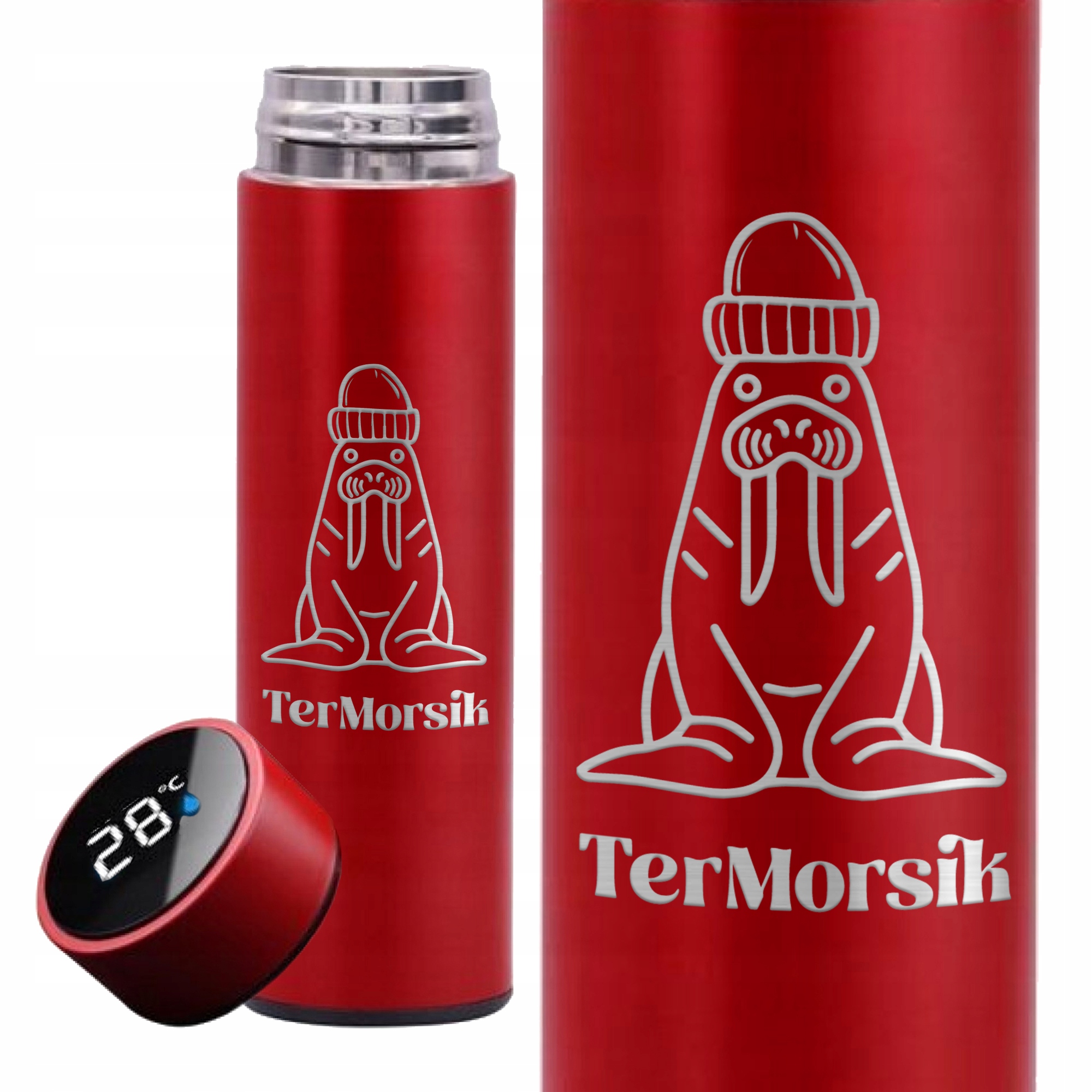 TerMorsik termos kolor czerwony