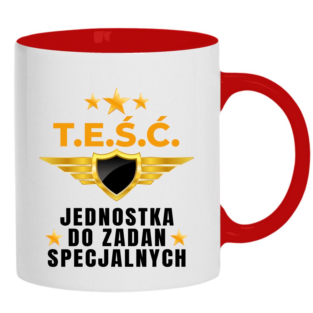 Teść do zadań specjalnych kubek ucho kolor