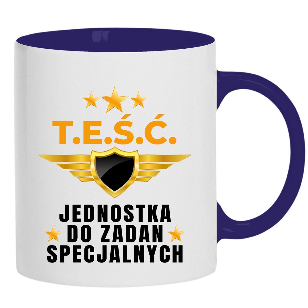 Teść do zadań specjalnych kubek ucho kolor kolor navy