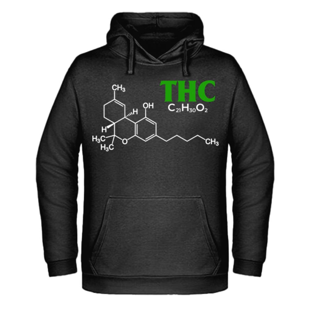 THC Chemia bluza męska z kapturem