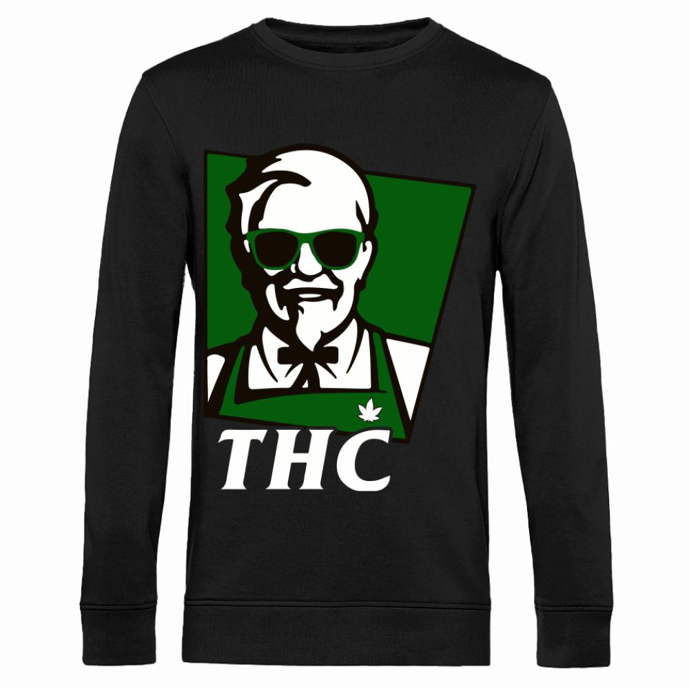 THC bluza męska bez kaptura