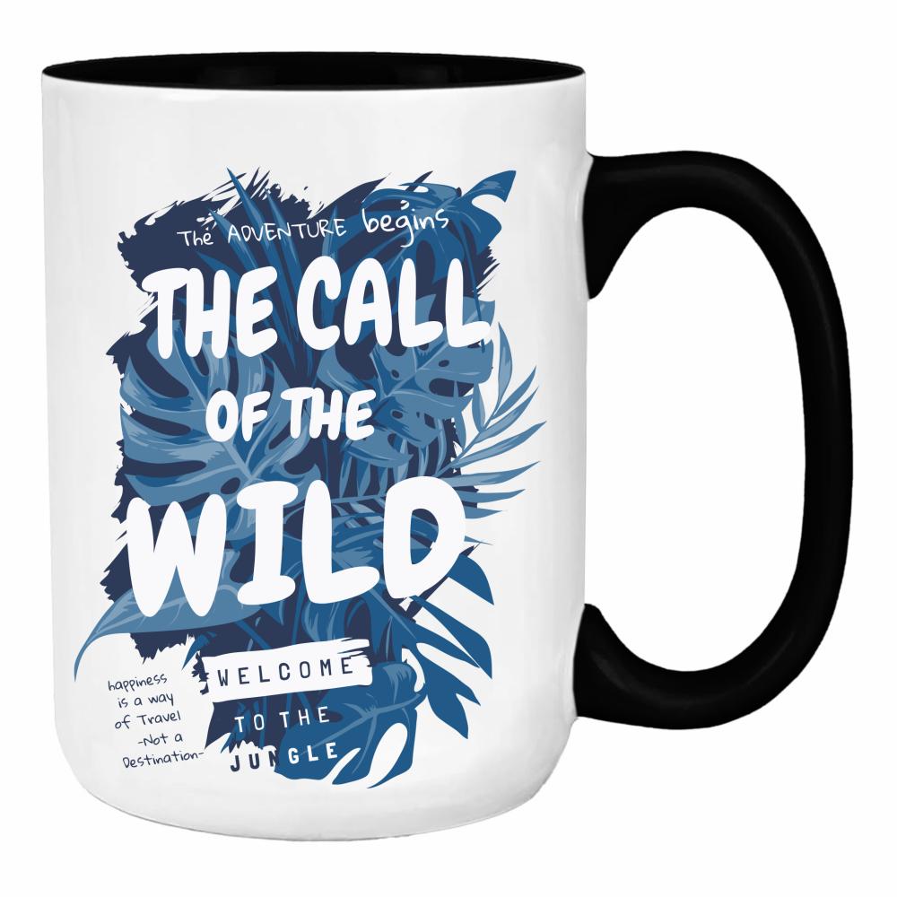 The Call of the Wild duży kubek ucho kolor kolor pink