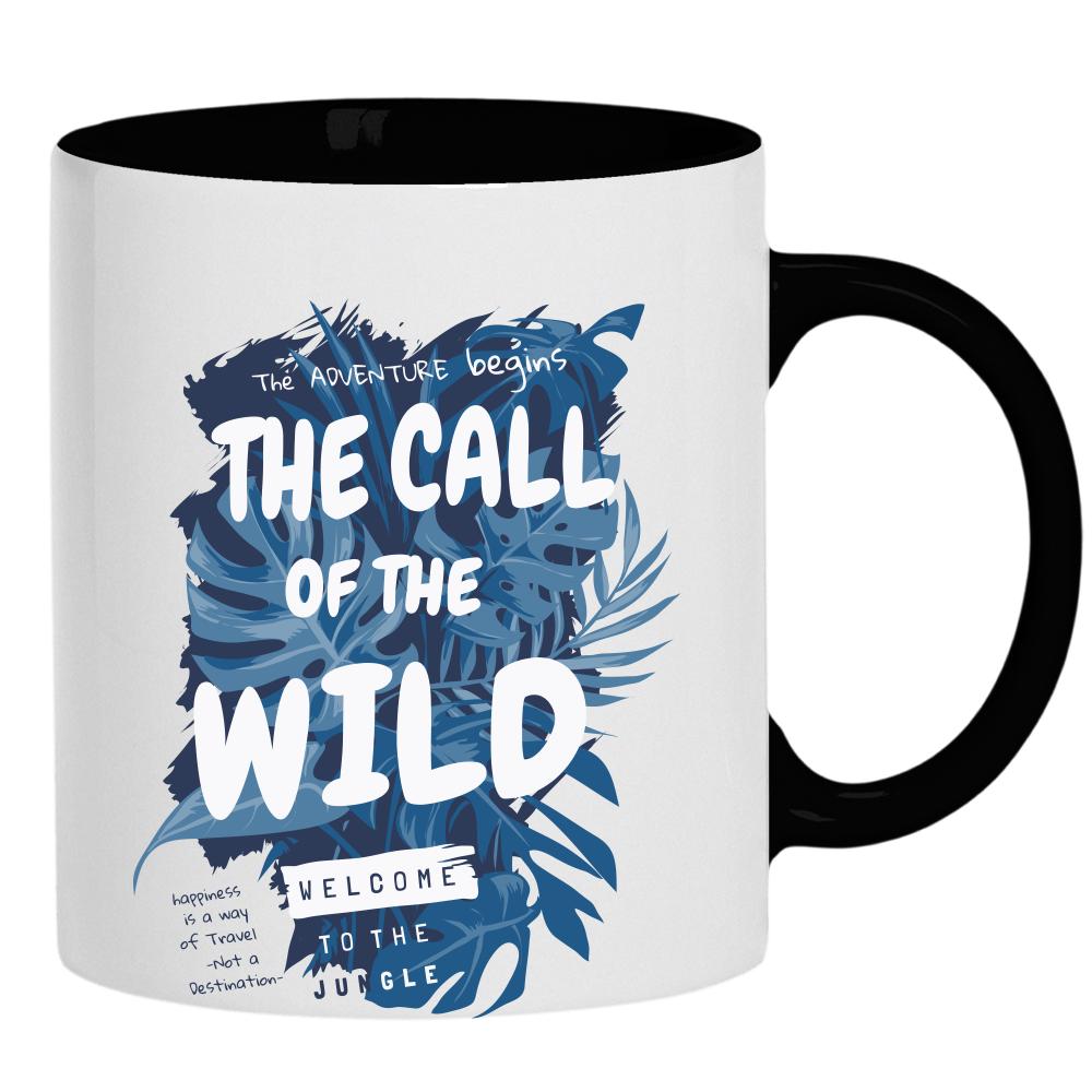 The Call of the Wild kubek ucho kolor kolor czarnyy