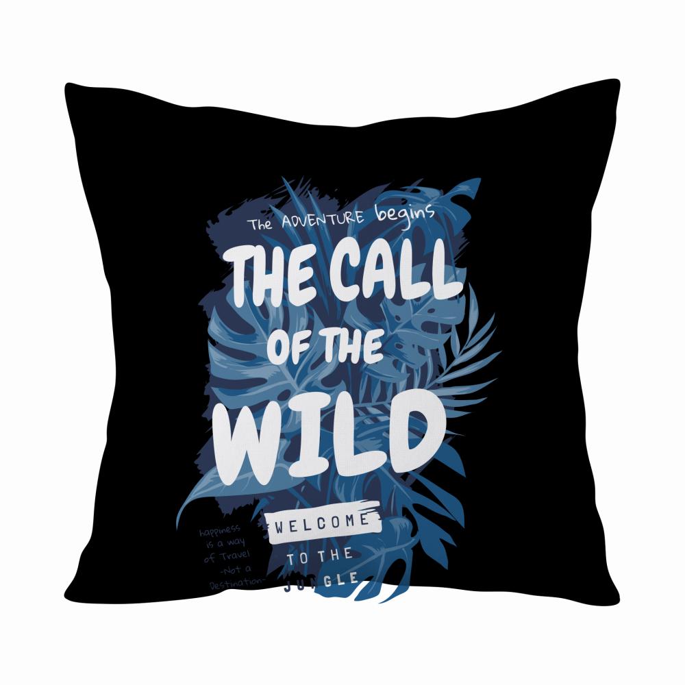 The Call of the Wild poduszka kolor navy