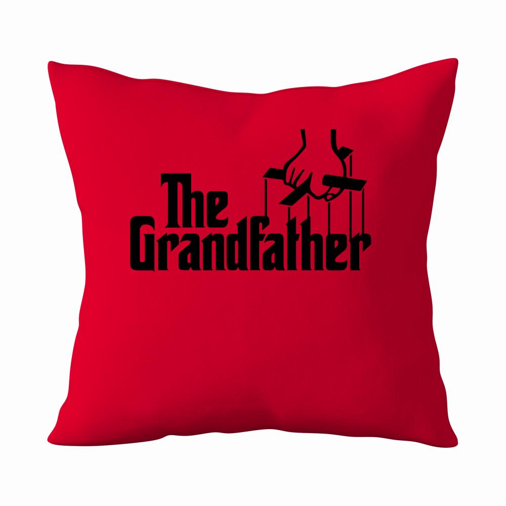 The Grandfather poduszka kolor czerwony