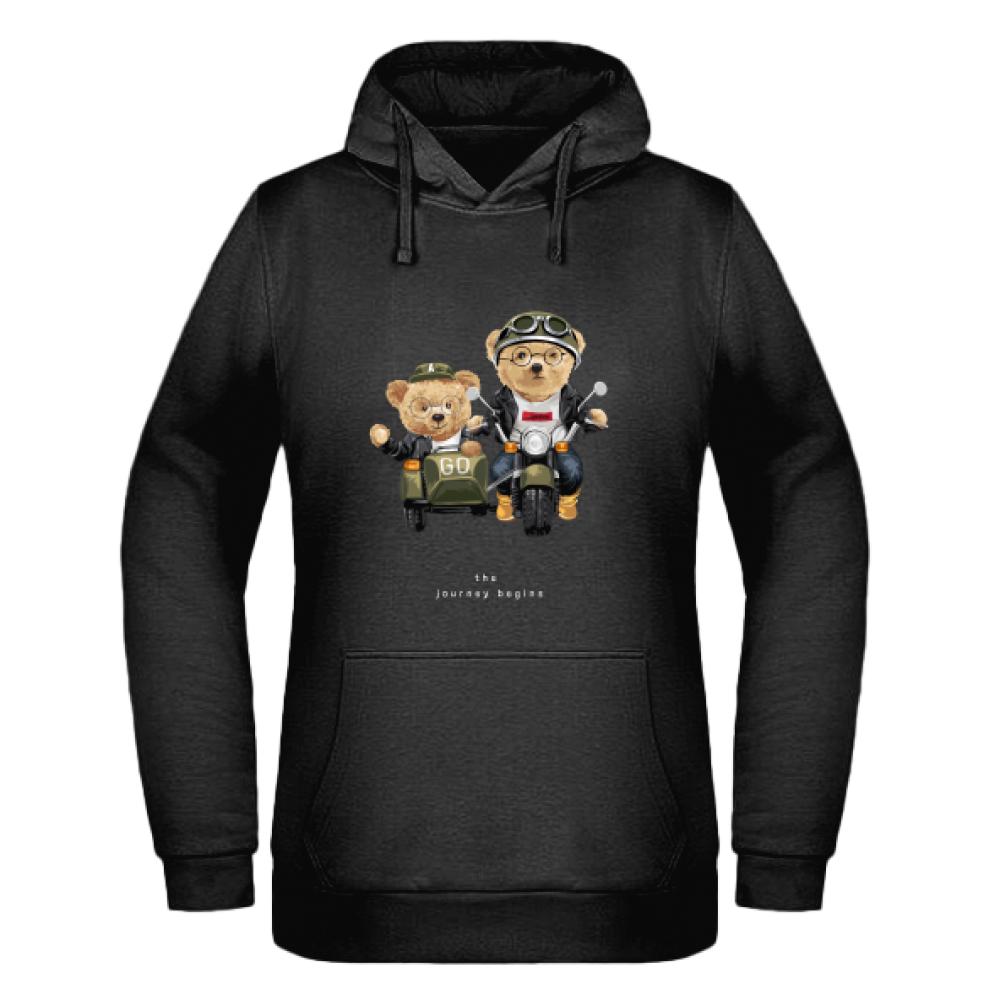 The Journey Begins bluza damska z kapturem