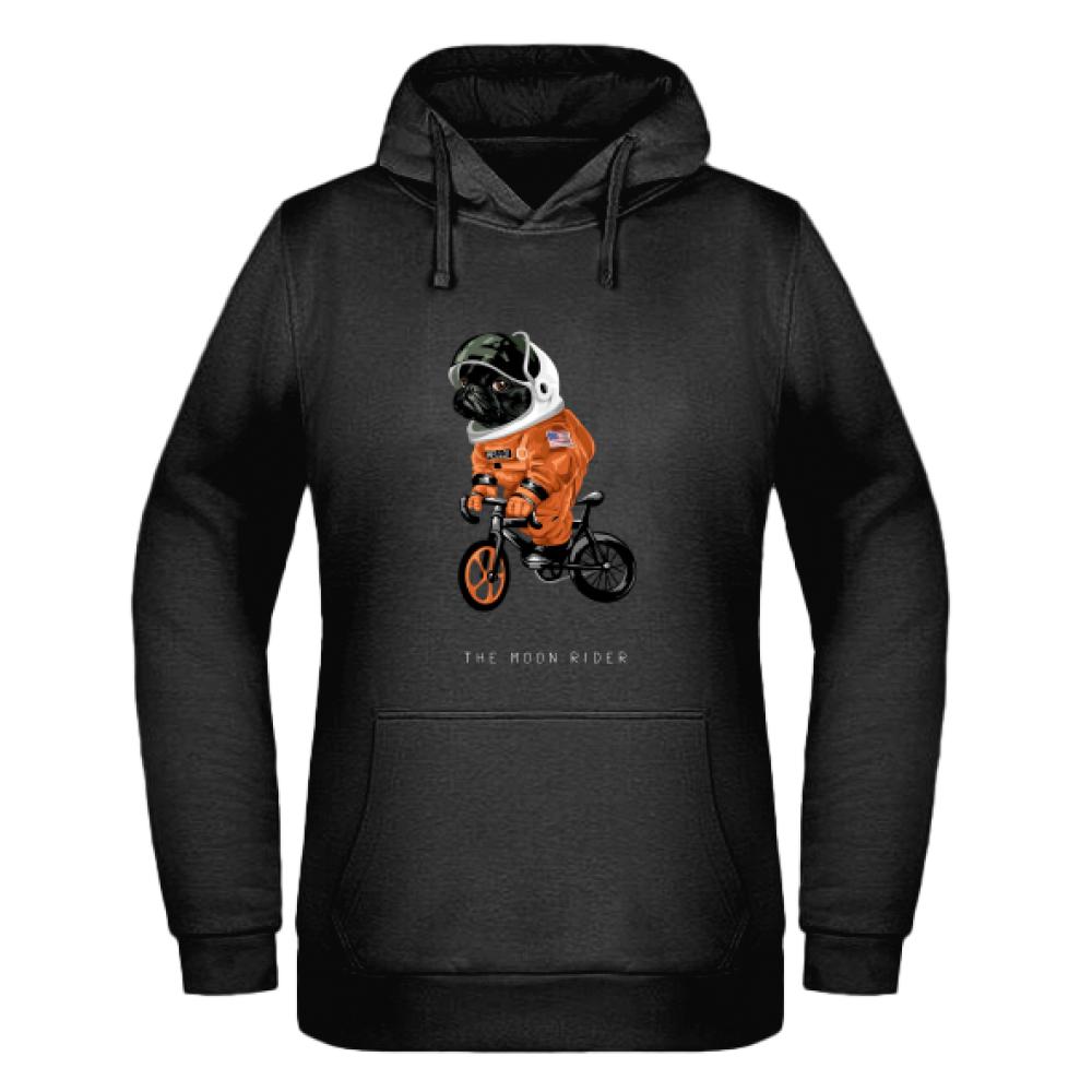 The moon rider bluza damska z kapturem