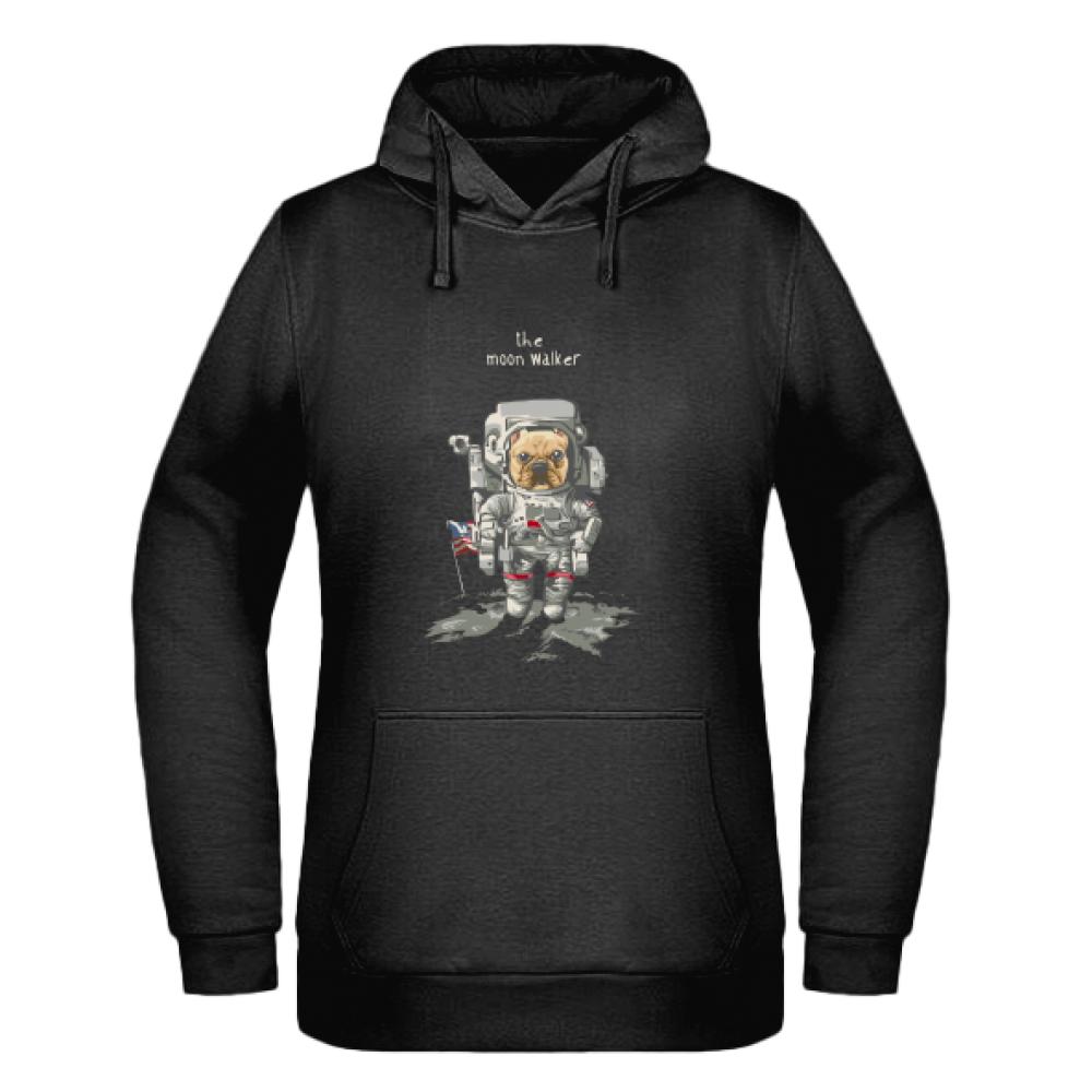 The moon walker bluza damska z kapturem