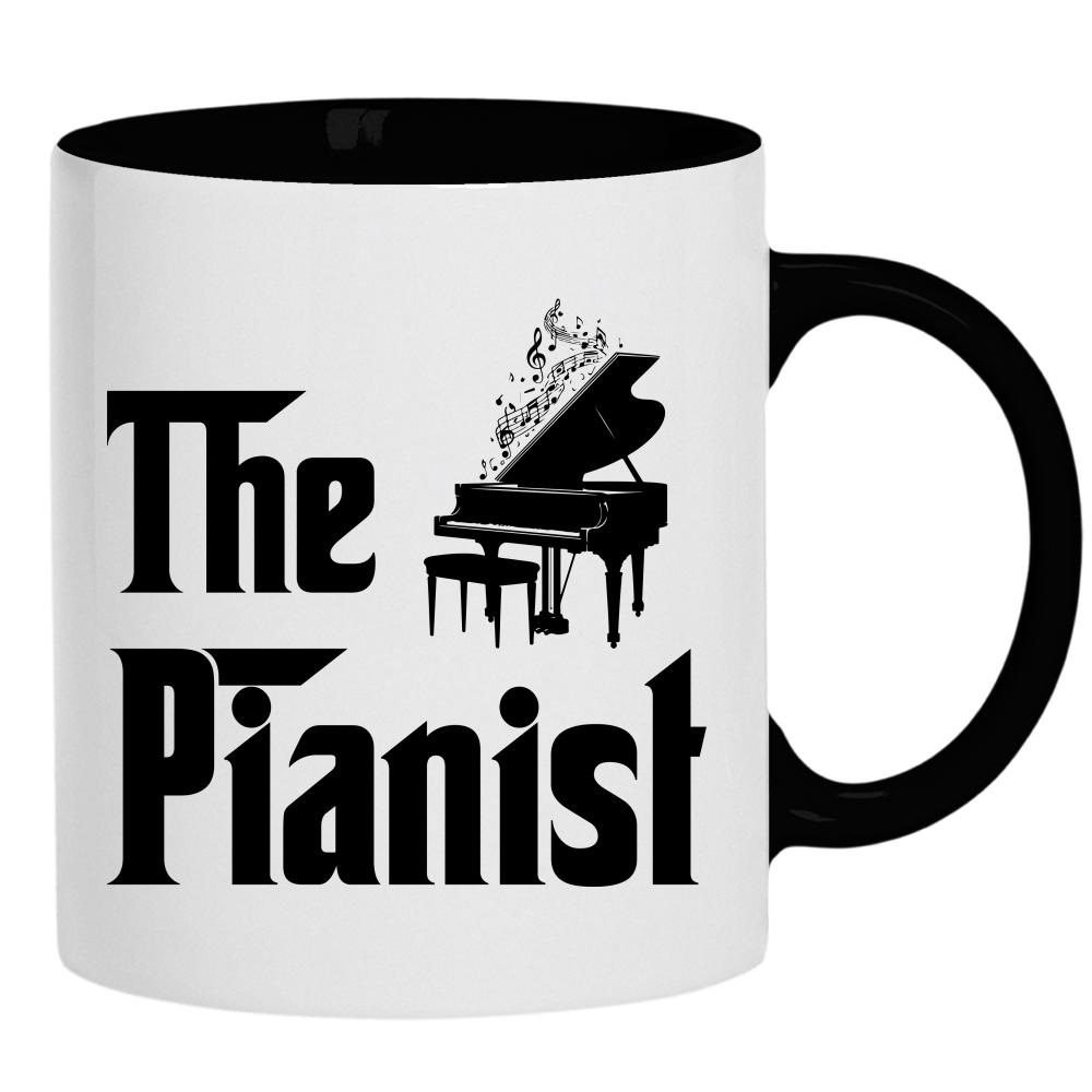 The Pianist kubek ucho kolor kolor czarnyy