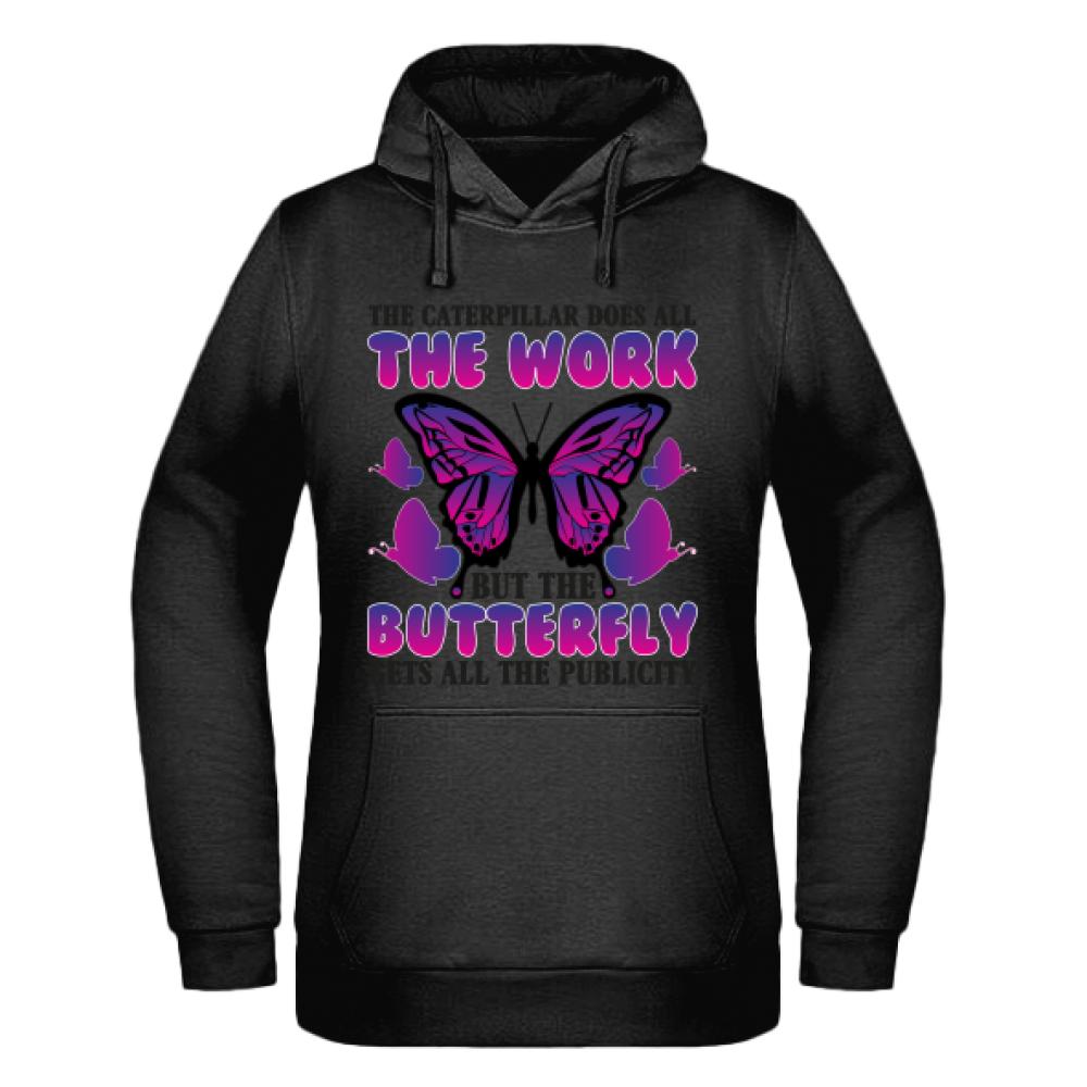 The Work Butterfly bluza damska z kapturem