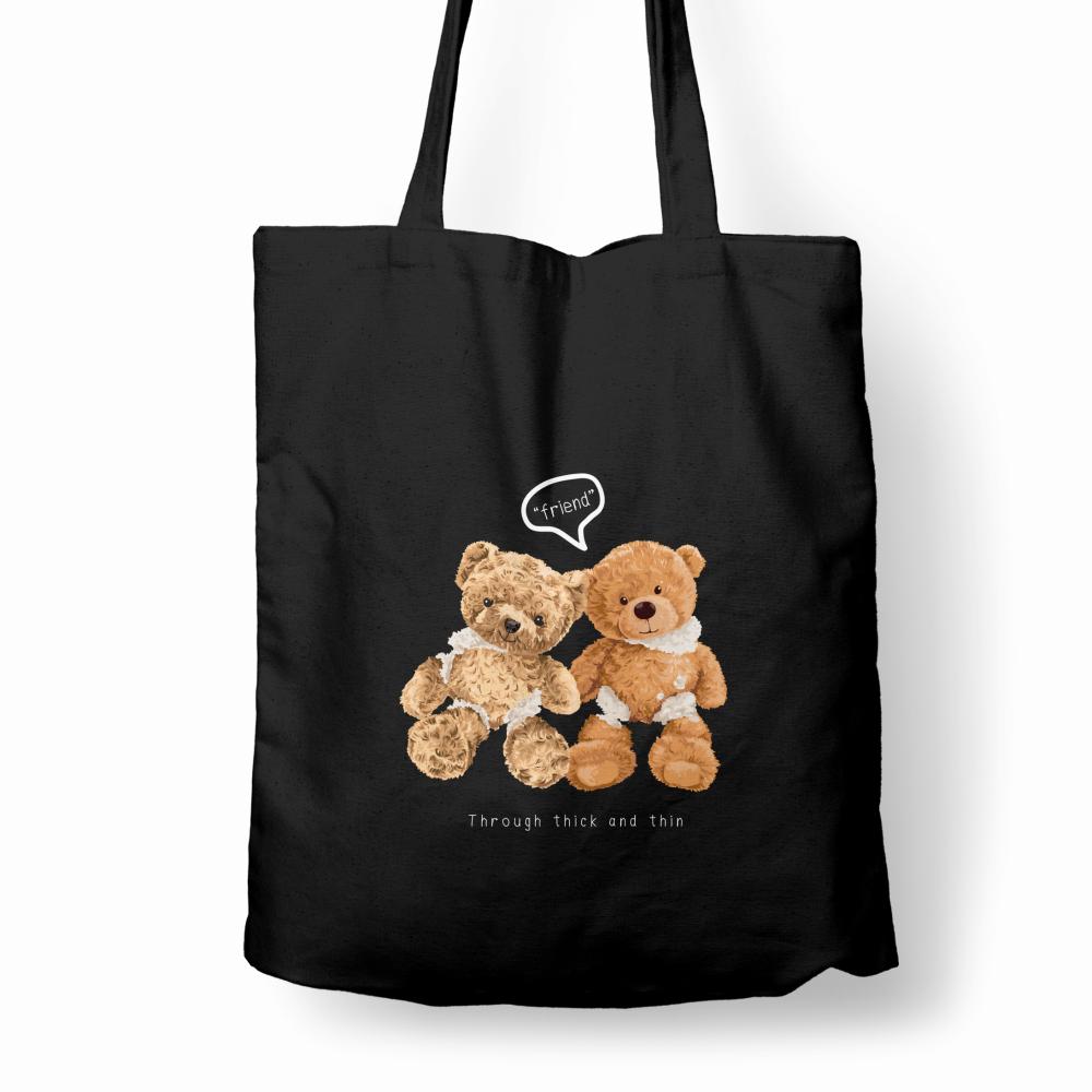 Through Thick and Thin torba bawełniana