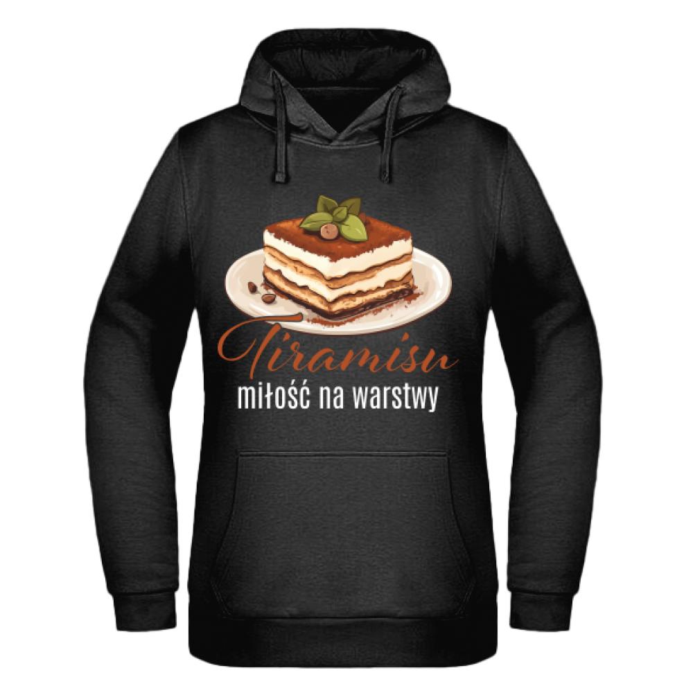 Tiramisu – miłość na warstwy bluza damska z kapturem