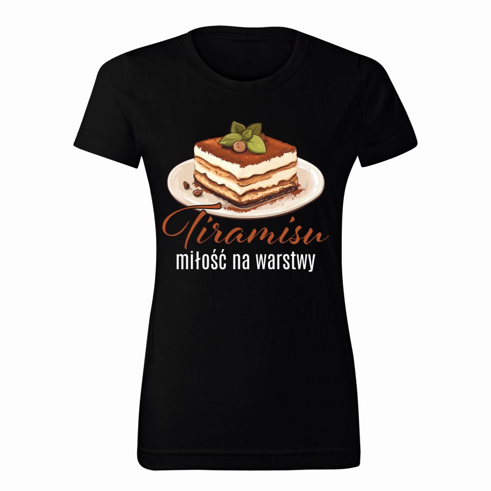Tiramisu – miłość na warstwy koszulka damska