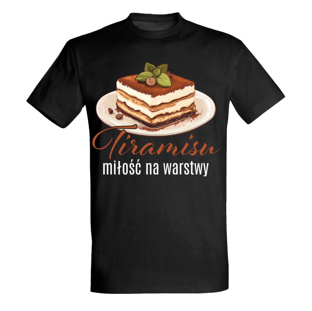 Tiramisu – miłość na warstwy koszulka męska