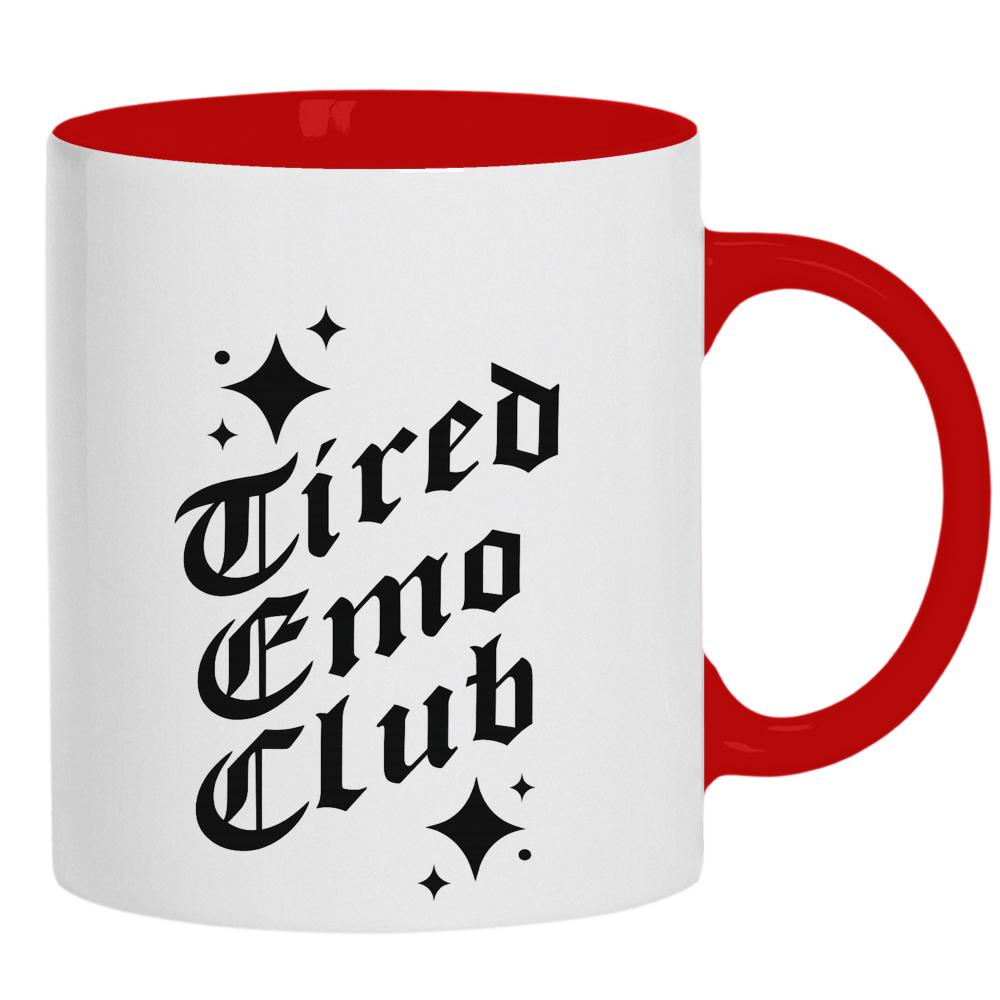 Tired Emo Club kubek ucho kolor