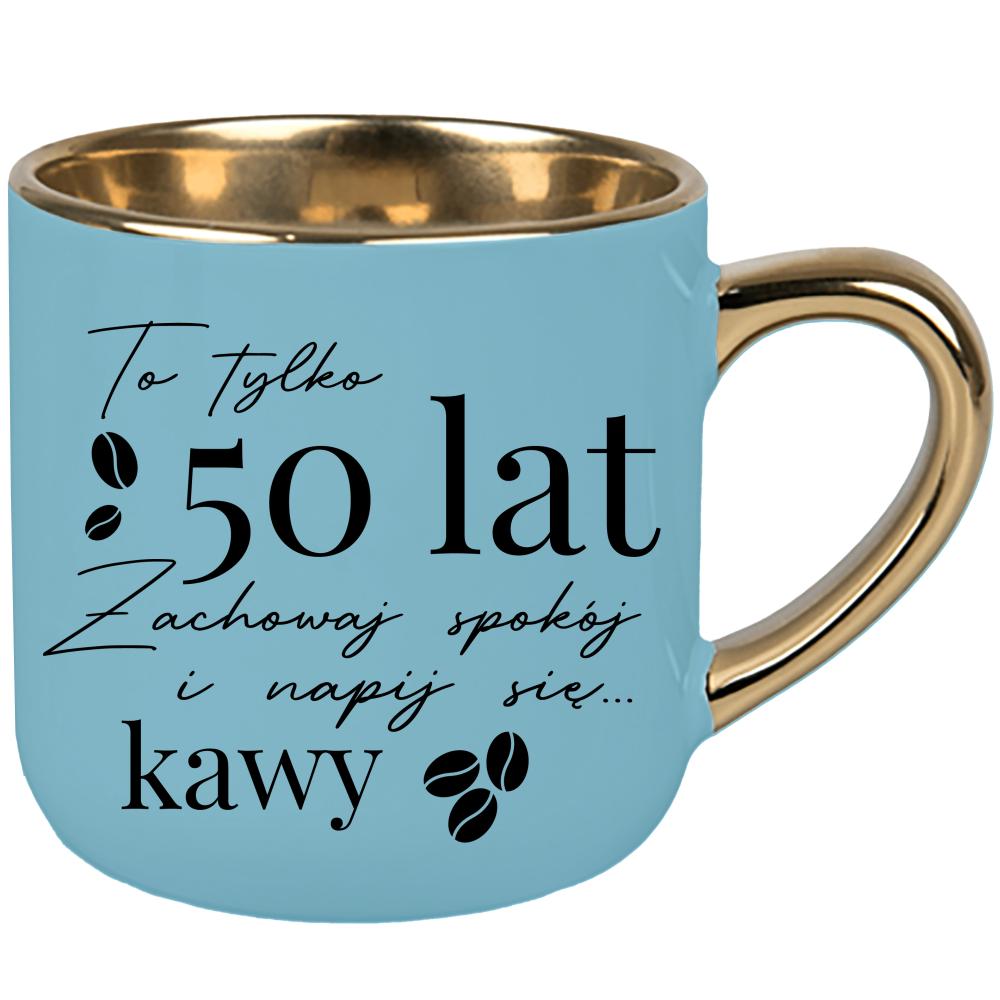 To tylko 50 lat kubek elegant duży kolor niebieski 2