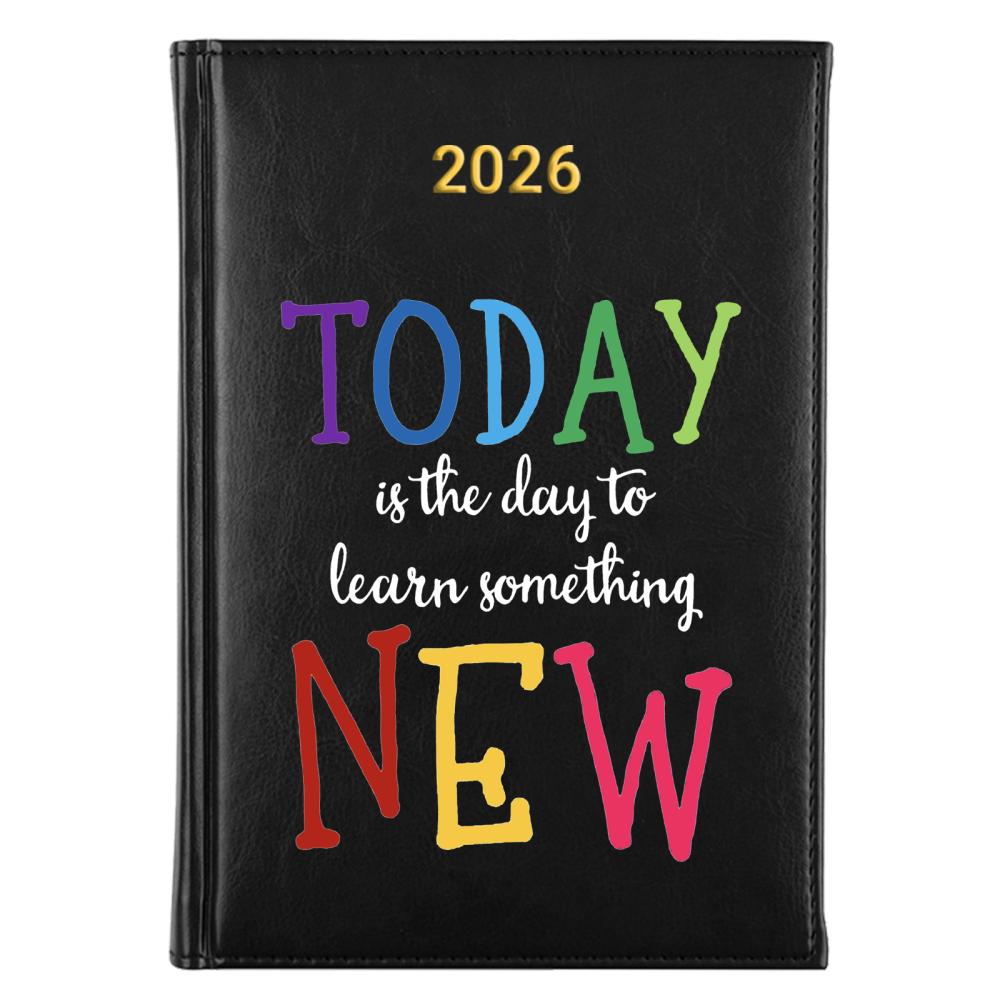 Today is the day to learn kalendarz książkowy a5 2026