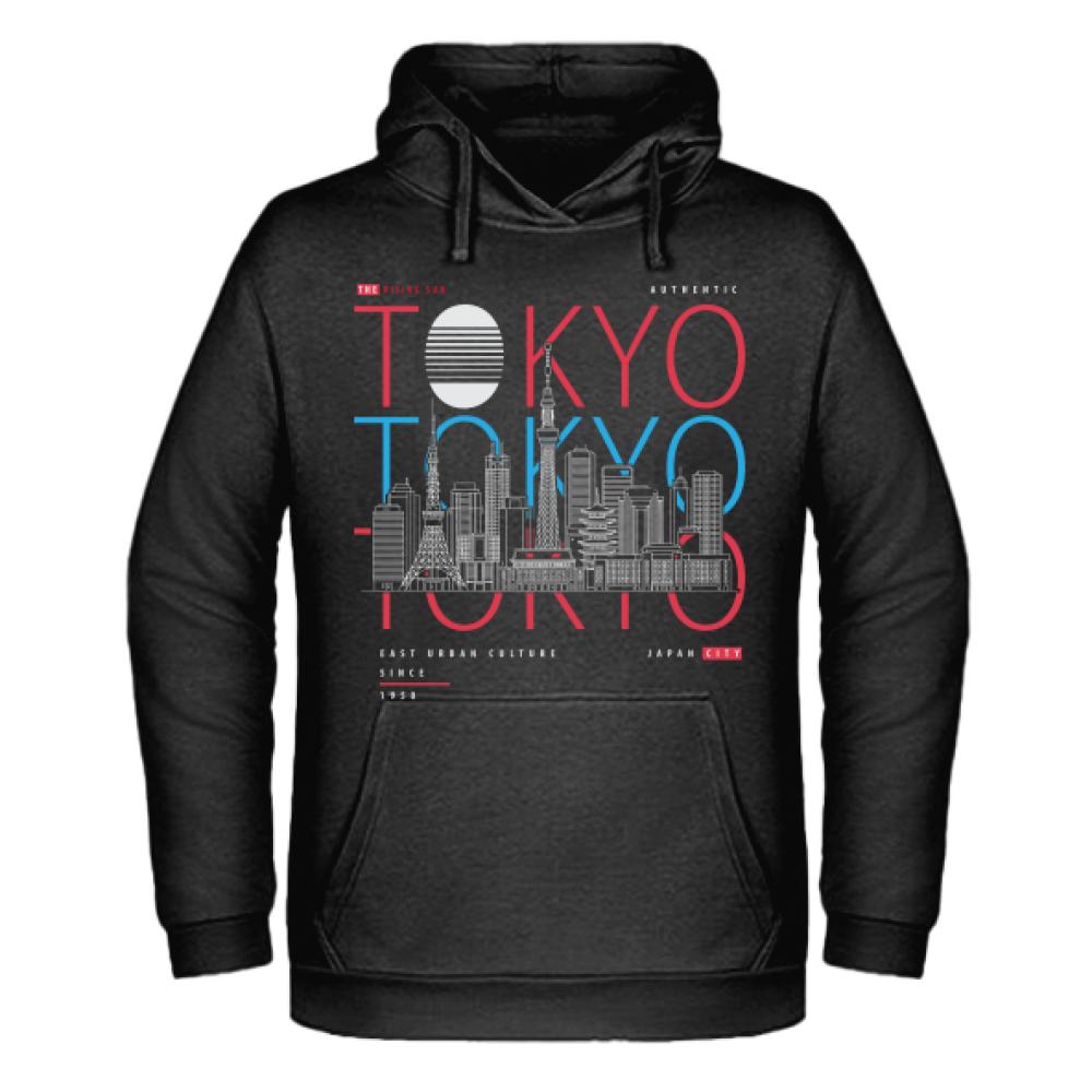 Tokyo City bluza męska z kapturem