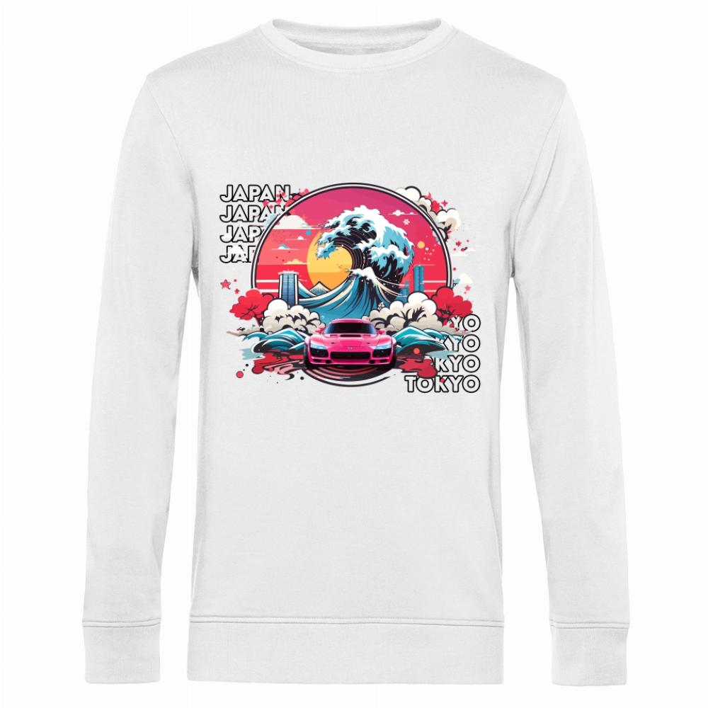 TOKYO TOKYO JAPAN bluza męska bez kaptura kolor biały