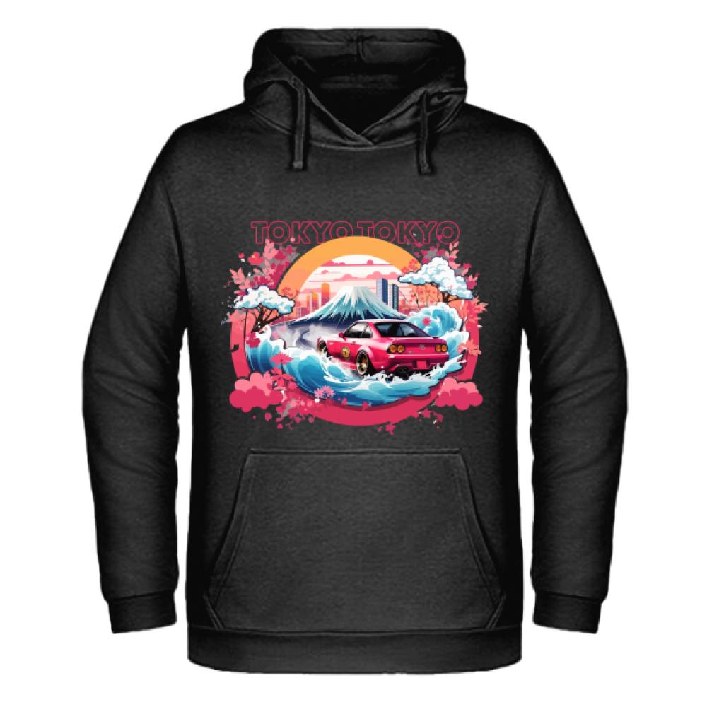 TOKYO TOKYO bluza męska z kapturem kolor biały