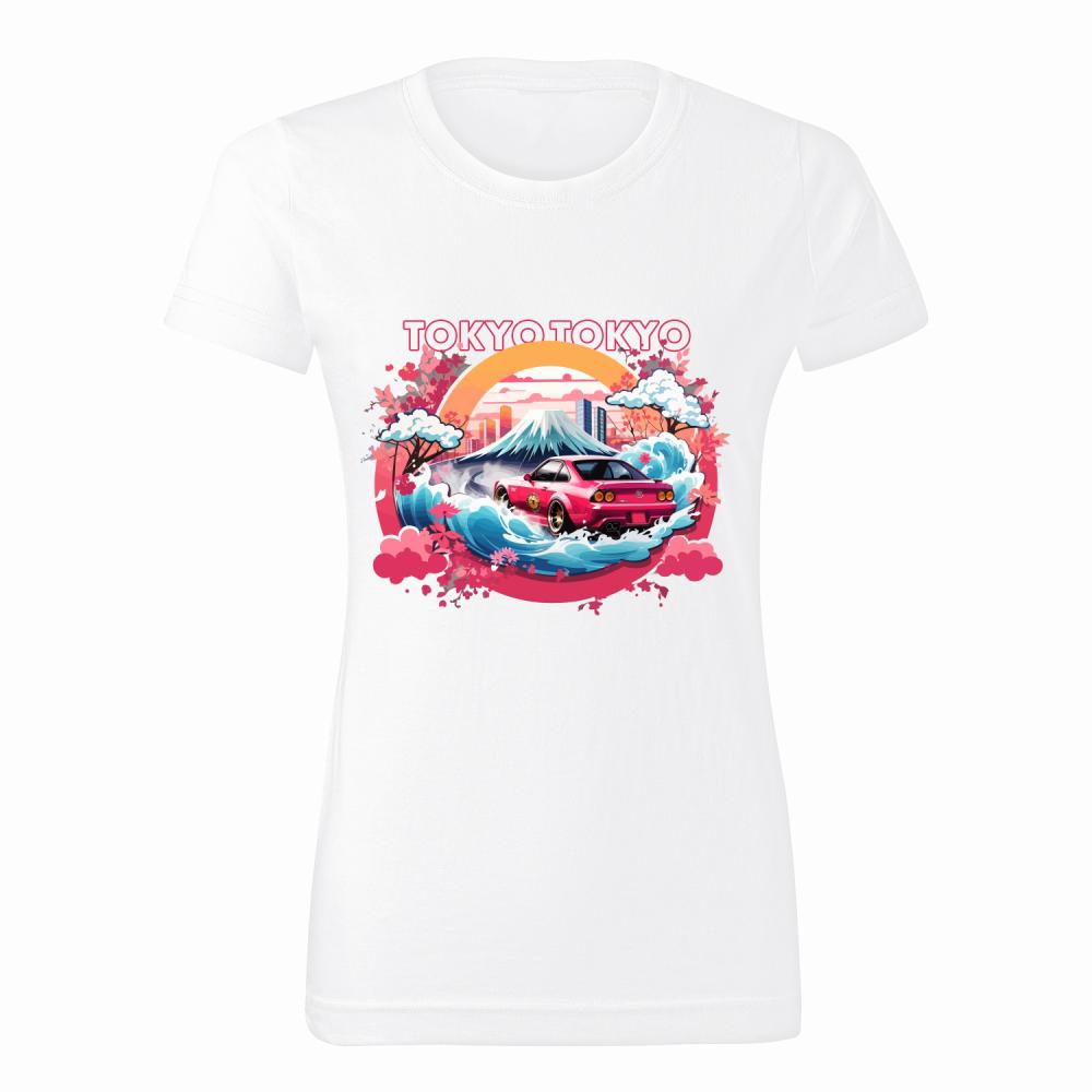 TOKYO TOKYO koszulka damska kolor biały