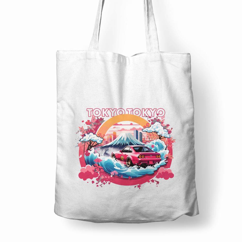 TOKYO TOKYO torba bawełniana kolor biały