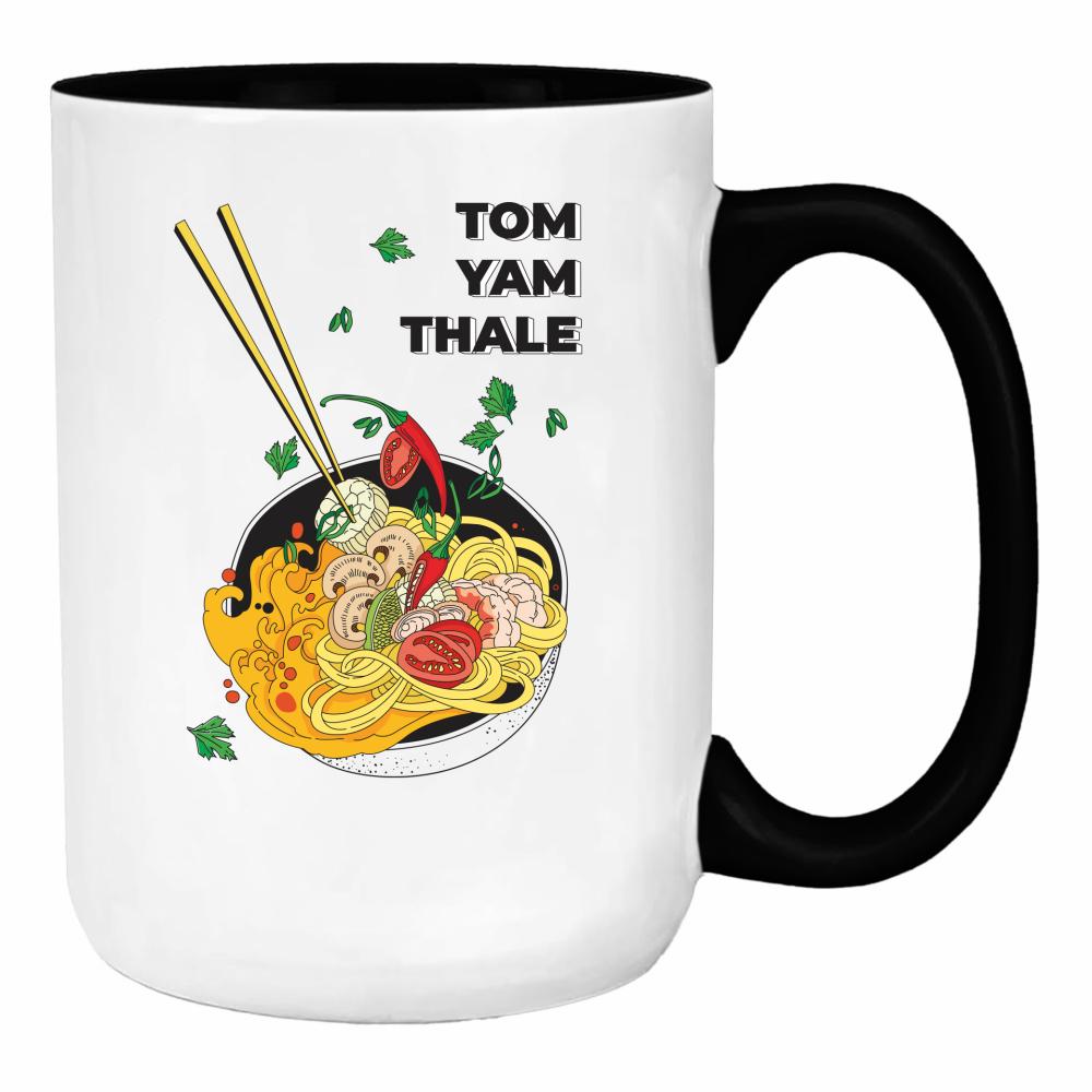 Tom Yam Thale duży kubek ucho kolor kolor limonka