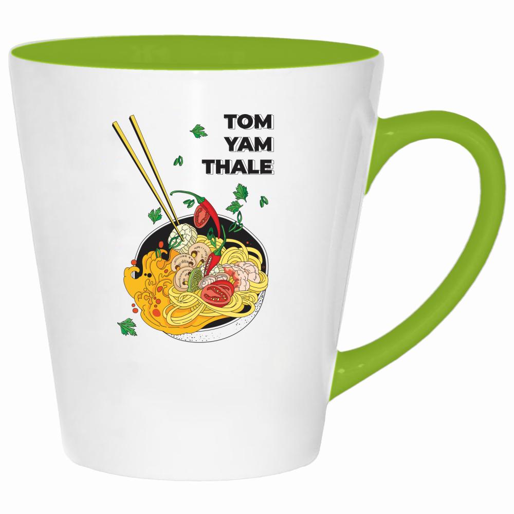 Tom Yam Thale kubek latte kolor limonka